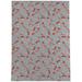 Blue 72 x 48 x 0.25 in Area Rug - Red Barrel Studio® Lorea Area Rug w/ Non-Slip Backing Polyester | 72 H x 48 W x 0.25 D in | Wayfair