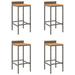 Latitude Run® Corron 30.7" Patio Bar Stool in Gray | 33.9 H x 15.7 W x 17.3 D in | Wayfair 31C96CC050404AA79FB2CFC5C8A07E17