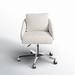 Joss & Main Katina Fabric Task Chair Aluminum/Upholstered in Gray | 25.25 W x 26.5 D in | Wayfair A0F6E52136E142E7A6B5979BAC2DB077