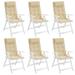 Latitude Run® 6 - Piece Outdoor Seat/Back Cushion Polyester in White | 1.2 H x 47.2 W x 19.7 D in | Wayfair 7CF9D0D9B9374BD793152D609F3C56B5