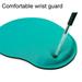 Naierhg Mouse Pad Relieve Stress Comfy EVA Wrist Support Table Mouse Cushion Black