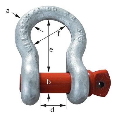 KOX - Schäkel Bolzendurchmesser 10 mm