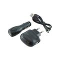 Trade-shop - 4in1 zubehör set: Netzteil usb Ladekabel kfz Kabel Datenkabel Adapter für Navigon 1200