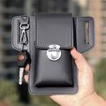 Storage Organization Leather Phone Case With Belt Clip Flip Cover Phone Case For Cell Phone Belt Holder Universal Phone Pouch For Smartphone