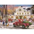 The Inn at Christmas Jigsaw Puzzle Advent Calendar 1000 Piece by Vermont Christmas Company - 24 Puzzle Sections to Complete - Count Down to Christmas Each Day in December