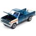 Diecast 1984 Ford Ranger 4x4 Pickup Truck Brite Blue Metallic with Mismatched Panels Project in Progress Limited Edition to 4908 pieces Worldwide Street Freaks Series 1/64 Diecast Model Car