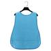 Adults Bibs Old People Waterproof Apron Imitation Silicone Saliva Towel Light Blue