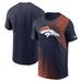 Men's Nike Navy Denver Broncos Yard Line Fashion Asbury T-Shirt