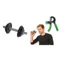 Schildkröt Kurzhantelset, 10,0 kg, ideales Trainingsgerät für Zuhause & Handmuskeltrainer 960122 Pro, Single Pack,