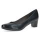 CAPRICE Damen Pumps Memotion aus Leder Kleiner Absatz Weite G, Blau (Ocean Nappa), 36