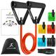 ProsourceFit Tube Widerstandsbänder 2er- Fitness Set - 20 LB (9 Kg) mit Griffen, Türanker und Übungsanleitung für Ganzkörpertraining und Workouts im Home Gym