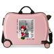 Disney Mickey und Minnie Travel the World New York Nude Kinderkoffer 50x39x20 cm Starres ABS Seitlicher Kombinationsverschluss 34L 1,8 kg 4 Rollen Handgepäck