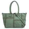 Shopper SAMANTHA LOOK Gr. B/H/T: 48 cm x 28 cm x 15 cm onesize, grün (mint) Damen Taschen Handtaschen