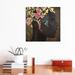 East Urban Home Hummingbird II by Slava Fokk - Graphic Art Print Canvas in Brown/Yellow | 18 H x 18 W x 0.75 D in | Wayfair