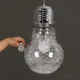 Lampes suspendues simples à grande ampoule LED pour la décoration intérieure lampe de chevet lampe