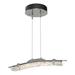 Hubbardton Forge Glissade 1 - Light Unique Geometric LED Pendant Glass in Brown/White | 3.2 H x 20 W x 4.2 D in | Wayfair 137585-1008