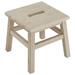 Millwood Pines Blount 12.25" Tall 1 - Step Solid Wood Step Stool Wood in White | 12.75 W x 12.75 D in | Wayfair 816FA13138E6497C9622D40A88FC61E7
