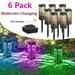 1/2/4/6Pack Solar Garden Lights LED Solar Pathway Lights Outdoor IP44 Waterproof Landscape Lighting Christmas Garden Decor Lights for Outside Backyard Lawn Patio Yard Walkway Driveway