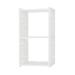 Creative Bookshelf Partition Decorative Shelving Hollowed Out Wall Shelving Size M White (Big B Grid)