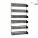 Auledio 2 PCs 3 Tiers Storage Shelf for Kitchen Bronze