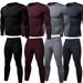 GuliriFei Thermal Underwear for Men Ultra Soft Long Johns Heated Warm Hunting Gear Base Layers for Extreme Cold Weather