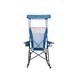 Ozark Trail Mesh Tension Rocking Camp Chair with Canopy Blue and Grey Detachable Rockers Adult