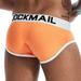 OVTICZA Mens Jock Strap Jockstrap Underwear Supporters Athletic Male Bikini Briefs L Orange