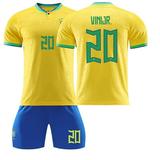 Mens/Kids 2022 Soccer Game Brazil Soccer #20 Jerseys Soccer Team Shirts