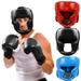 Visland Boxing Headgear Essential Synthetic Leather MMA Protector Headgear Fighting Judo Kickboxing Head Guard Sparring Helmet