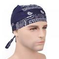 Sweat Wicking Cycling Cap - Do Rag Head Wrap for Men - Biker Skull Cap for Cycling Motorcycle Quick Drying Beanie Caps