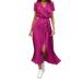 Womens Dresses Women s Vacation Polka Dot Print Tie Waist V Neck Mid Length Short Sleeve Dress Summer Dresses 2023