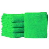 JDEFEG 5Pcs New Cloths Cleaning Duster Microfiber Car Wash Towel Auto Care Detailing Car Cleaning Supplies Green