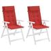 Dajuana Latitude Run® 2 - Piece Outdoor Seat/Back Cushion Polyester in Red | 1.2 H x 47.2 W x 19.7 D in | Wayfair 2980DE11991D4DE5BA10A6D036BA77FF