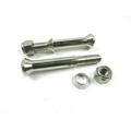 Bous Performance C22610S Flat Top Axle Perch Bolts Polished Stainless Steel - Pack of 2