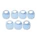 7Pcs Cotton Newborn Baby Burp Bibs Curved Baby Accessories Towel Infant Baby Burp Cloths(Random Color)