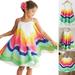 Toddler Kids Baby Girls Cartoon Sleeveless Party Princess Dress Outfits Clothes