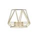 Style Home Iron Wrought Metal Geometric Crafts Nordic Holders Candle Decoration Home Decor Wedding Candle Holder Candle Table Modern Candle Holders for Pillar Pillar Candle Centerpiece Votive And