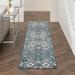 Nourison Passion Floral Surf 2 2 x 10 Area Rug (2x10)