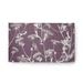 18 x 30 Simply Daisy Windy Blossom Modern & Contemporary Chenille Area Rug Purple