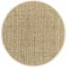 Hauteloom Dinah Jute Living Room Bedroom Area Rug - Green Orange Brown - 6 -Round