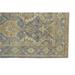 HomeRoots 512619 2 x 3 ft. Blue Gold & Tan Wool Floral Hand Knotted Stain Resistant Rectangle Area Rug with Fringe