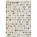 HomeRoots 509491 8 x 10 ft. Beige Brown Gray & Ivory Geometric Power Loom Stain Resistant Rectangle Area Rug