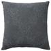 Mina Victory Cover Stitched Floral 20 x 20 Charcoal Indoor Throw Pillow