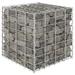 vidaXL Cube Gabion Raised Bed Steel Wire 15.7 x15.7 x15.7 145649