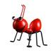 Morttic Metal Ant Wall Decor Set of 4 Colorful Wall Art Decoration Sculptures Indoor Outdoor Home Garden Yard Lawn Art Decor (Red)