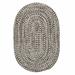 Colonial Mills Howell Indoor/Outdoor Braided Tweed Area Rug Brown 9X12 9 x 12 Outdoor Indoor Oval