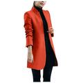 Dtydtpe Shacket Jacket Women Artificial Coat Trench Jacket Ladies Warm Long Overcoat Outwear Womens Long Sleeve Tops Winter Coats for Women