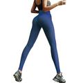 iOPQO Lift Pants Exercise High Waist Women Tight To Solid Color Yoga Trousers Pants Workout Pants Women Yoga Pants Women Leggings for Women Jeggings for Women Women s Pants Blue L