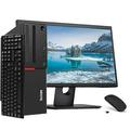 Lenovo M700 SFF Computer Desktop PC Intel Core i5 6500 Processor 16GB Ram 128GB M.2 SSD 500GB Hard Drive Wireless Keyboard & Mouse 22 FHD Monitor WiFi | Bluetooth Win 10 Pro (used)