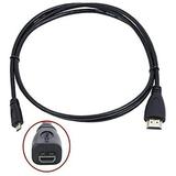 Yustda 1080p Micro HDMI to HDMI Cable Lead for Lenovo S6000 Tablet to TV